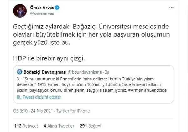Boğaziçi Dayanışma'dan büyük alçaklık! Sözde Ermeni soykırımına destek verdi - 4