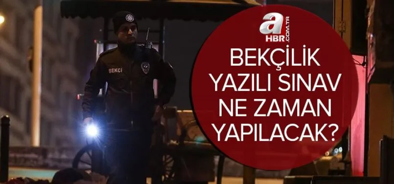 Bekçilik ön sağlık kontrolü ne zaman bitiyor? 2022/1. Dönem bekçi alımı yazılı sınav ne zaman yapılacak?