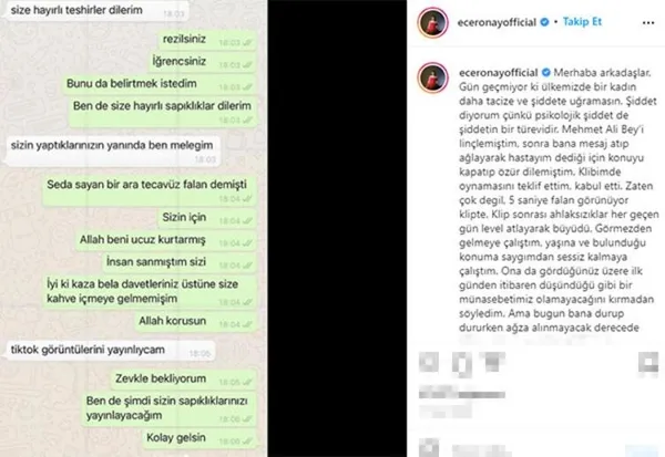 Ece Ronay Mehmet Ali Erbil mesajları ifşa! Ece Ronay Mehmet Ali Erbil ses kaydı! Fenomen Ece Ronay kimdir?