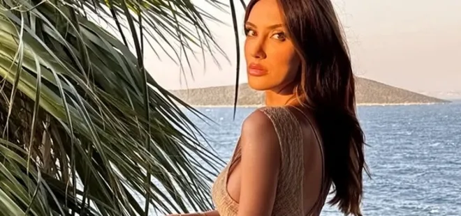 Gözde Gürkan tatil sezonunu açtı