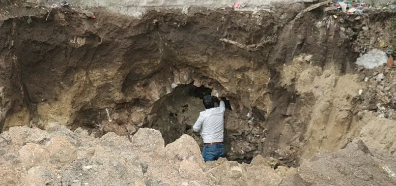 Apartmanın altında Osmanlı döneminden kalma 'Taş Kanal'