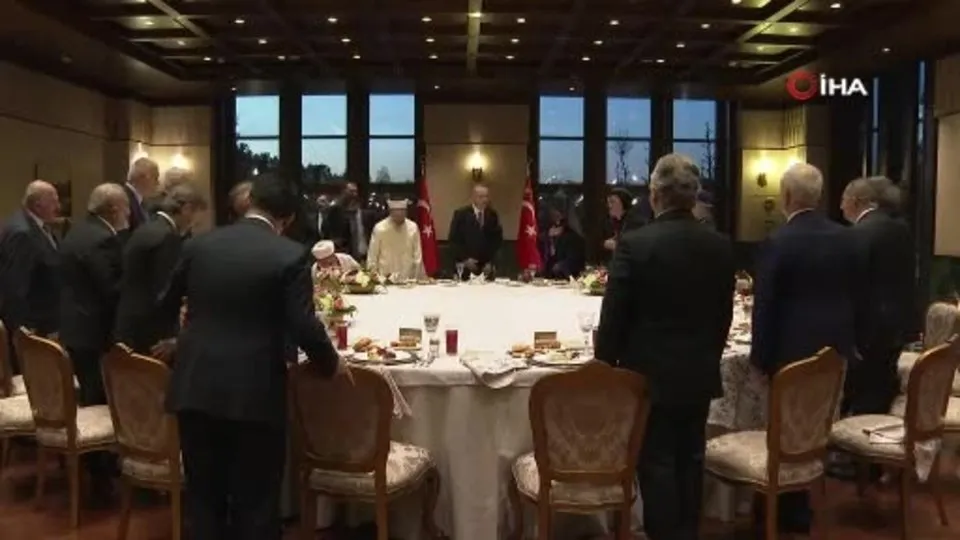 Başkan Recep Tayyip Erdoğan dini azınlık grupları temsilcileriyle iftarda buluştu