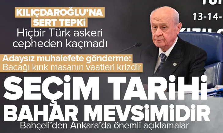Bahçeli’den Ankara’da önemli açıklamalar