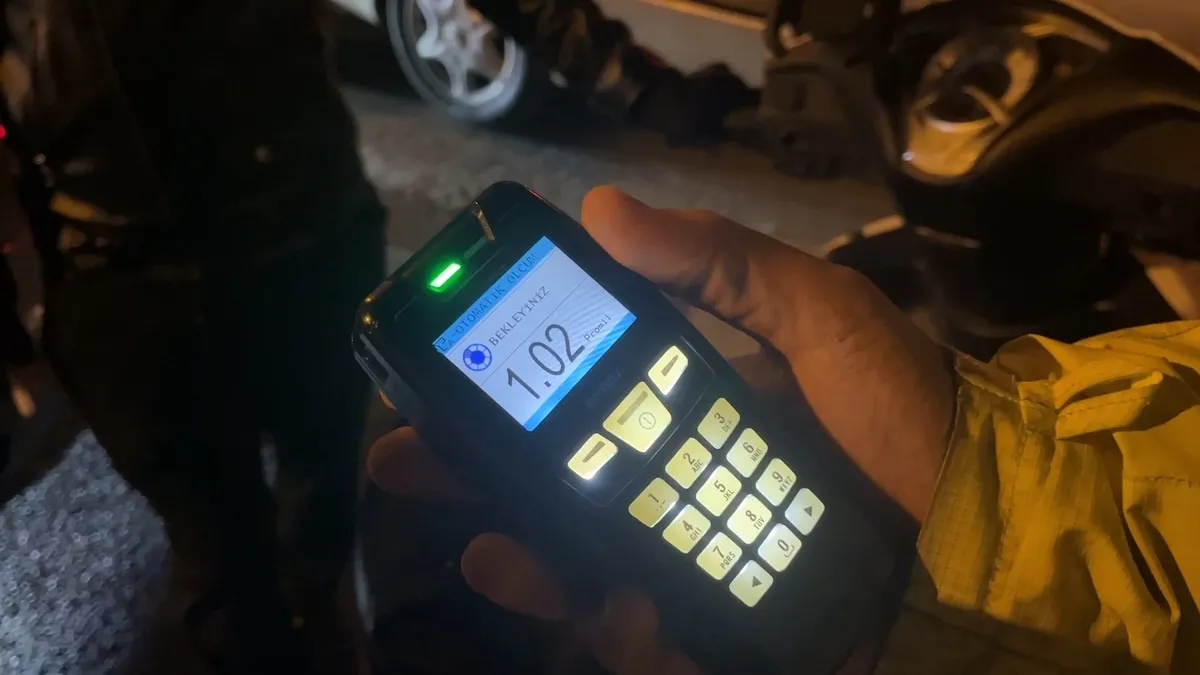 Bursa’da alkollü motosiklet sürücüsüne 235 bin lira ceza - 1