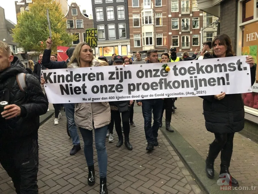 SON DAKİKA | Hollanda yangın yeri! Amsterdam ve Rotterdam'da Kovid-19 kısıtlamaları... 11