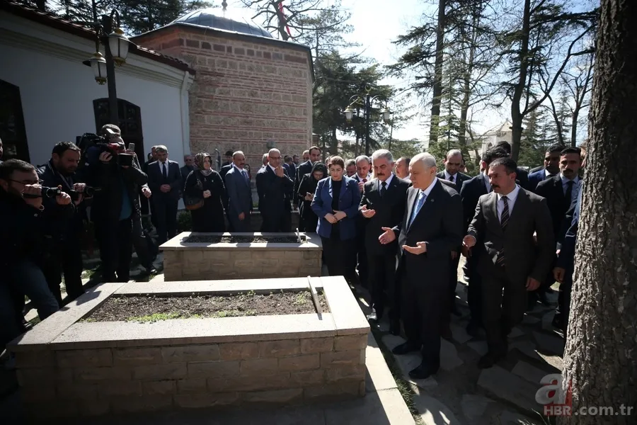 Devlet Bahçeli, Ertuğrul Gazi Türbesi’ni ziyaret etti 8