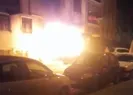 Korku dolu anlar! Bir anda alev aldı