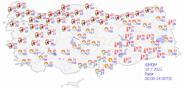 1657032583517.png Kurban Bayramı sağanak yağışla geçecek! Meteoroloji'den son dakika uyarısı: Kuvvetli sağanak yağış geliyor! İstanbul Ankara İzmir güncel hava durumu... - 10