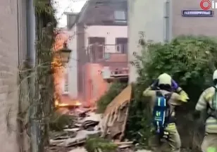 Hollanda'da korkutan patlama!