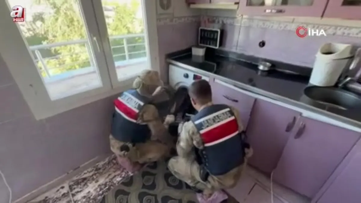 Şanlıurfa'da çamaşır makinesinden 12 tabanca çıktı