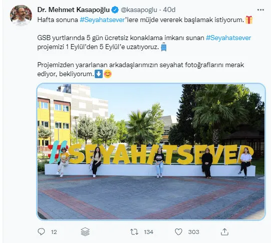 Son dakika: Gençlik ve Spor Bakanı Kasapoğlu'ndan gençlere "Seyahatsever" müjdesi! Tarih uzatıldı - 2