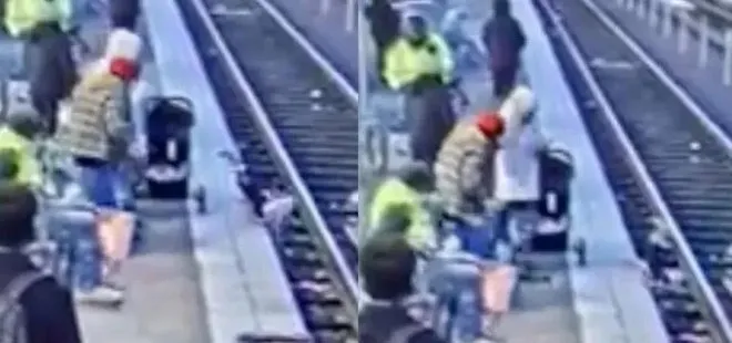 ABD’de dehşete düşüren olay! 3 yaşındaki çocuğu herkesin gözü önünde tren raylarına attı