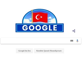 Google'dan Cumhuriyet Bayramı'na özel logo