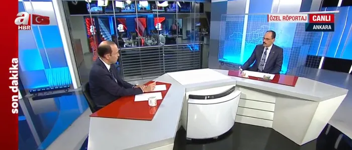 Cumhurbaşkanlığı Sözcüsü İbrahim Kalın’dan A Haber canlı yayınında önemli açıklamalar | Olası harekatta hedef neresi?