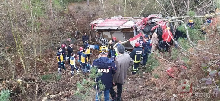 Bursa’da kazaya giden itfaiye ekibi kaza yaptı: Çok sayıda ölü var