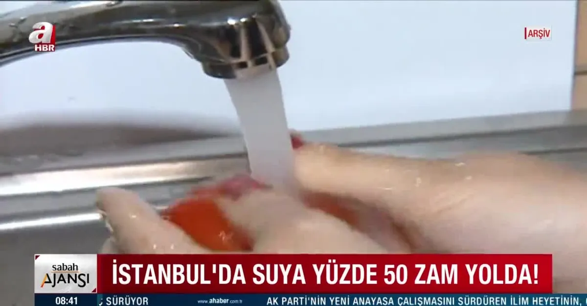 İstanbul'da suya yüzde 50 zam yolda!