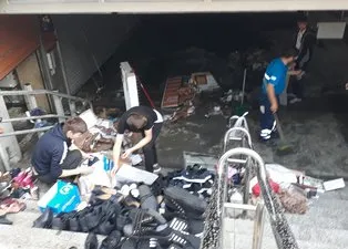 İstanbul'da selin etkili olduğu Eminönü alt geçidinde son durum