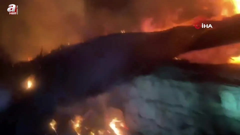 Pazaryolu’nda yangın korkuttu