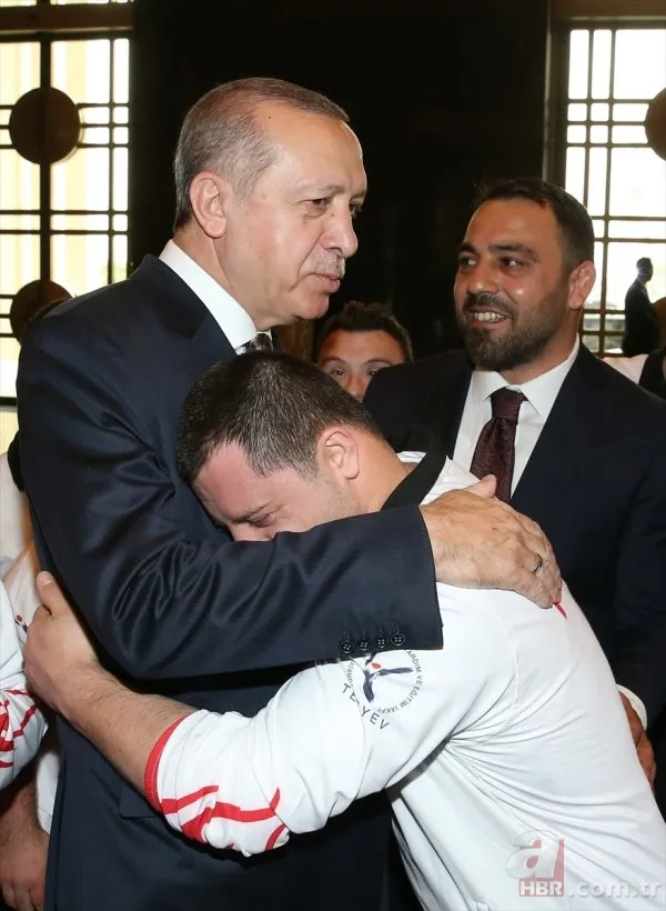Erdoğan'dan anlamlı kabul 1