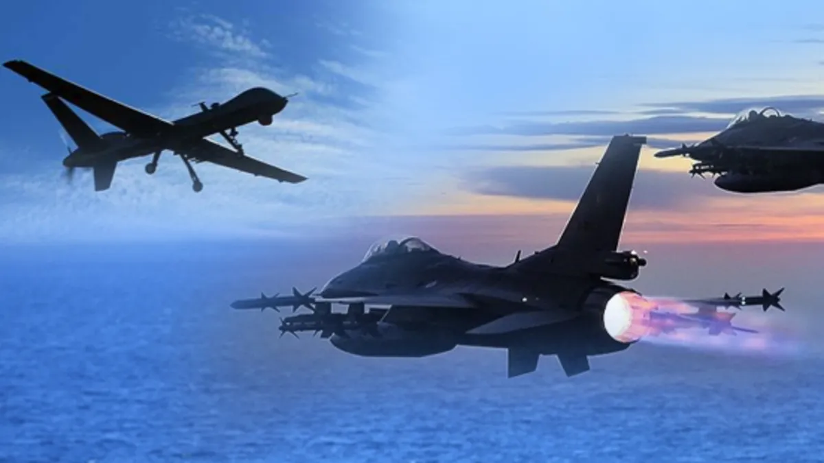 MSB duyurdu! Karadeniz'de bir İHA F-16'lar tarafından düşürüldü