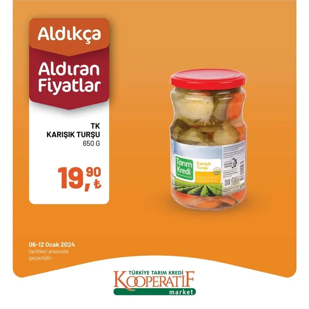 Tarım Kredi Market 11 Ocak indirim kataloğu: TK’da Kuru Soğan 7,50 TL, Portakal 12,50 TL, Limon 13,90 TL, Salatalık 22,90 TL, Yerli Muz 26,70 TL’den satışta