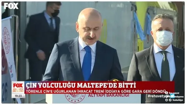 FOX TV’nin; Türkiye’den Çin’e giden ilk ihracat trenine yönelik haberinin yalan olduğu ortaya çıktı