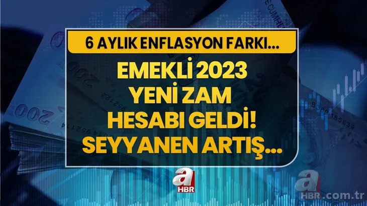 Emekli 2023 yeni zam hesabı geldi! Emekliye: 10.125 TL, Memura: 14.810 TL maaş! %19.77 enflasyon farkı + %5 seyyanen artış, intibak...