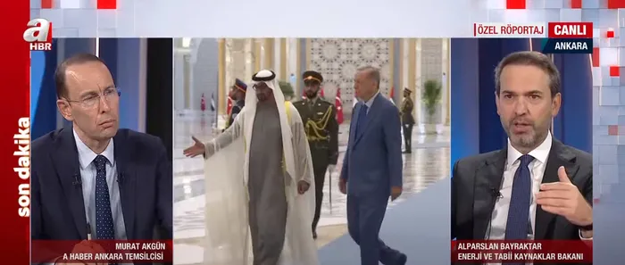 Enerji ve Tabii Kaynaklar Bakanı Alparslan Bayraktar A Haber’de! Körfez ülkeleriyle 29,7 milyar dolar enerji anlaşması