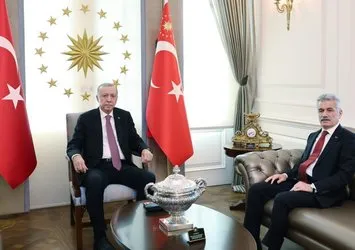 Başkan Erdoğan Danıştay Başkanı Yiğit’i kabul etti