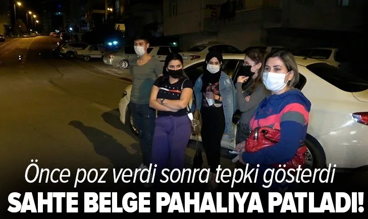 Sahte belge pahalıya patladı! Önce poz verdi sonra tepki gösterdi