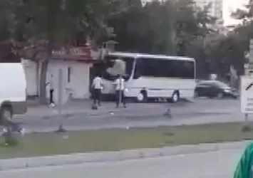 Mersin'de servis şoförü dehşet saçtı