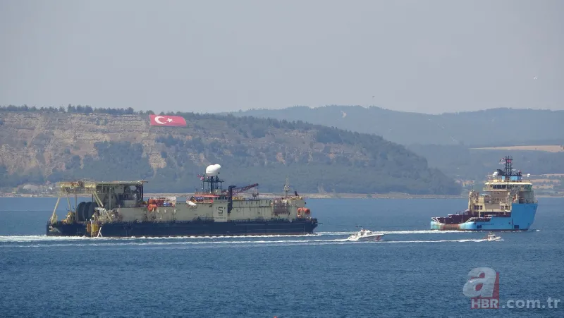 Karadeniz gazı için geldi! Castoro 10 Çanakkale Boğazı'ndan geçti 11