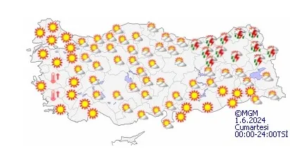 Kavurucu sıcaklar yolda! Meteoroloji uyardı 7 ile dikkat | 36 dereceye kadar yükselecek