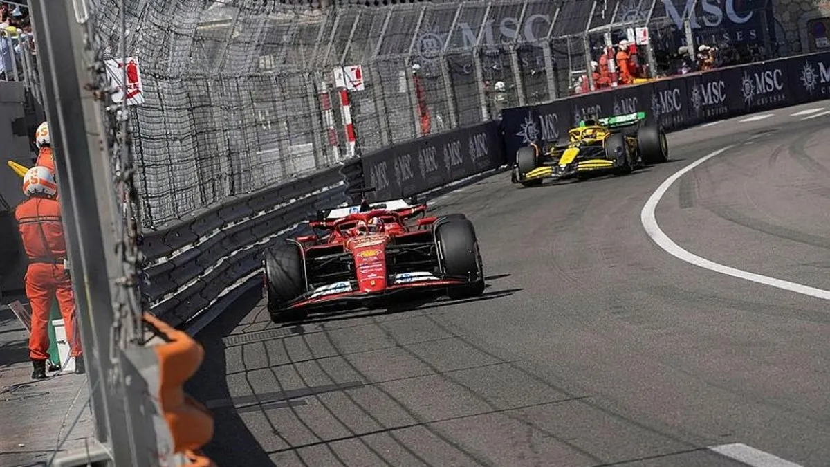 F1 Monako Grand Prix'sini Leclerc kazandı