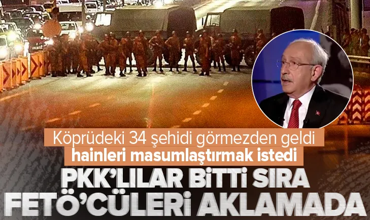 PKK’lılardan sonra sıra FETÖ’cüleri aklamaya geldi