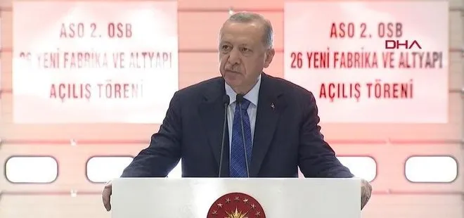 Son dakika: Başkan Erdoğan’dan fabrika ve altyapıların açılış töreninde önemli açıklamalar