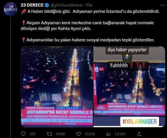 Deprem yalanlarının merkez üssü: 23 derece! Provokasyonlara tepkiler çığ gibi: Hesabı sorulmayacak mı?