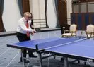 Başkan Erdoğan ile Tokayev masa tenisi oynadı