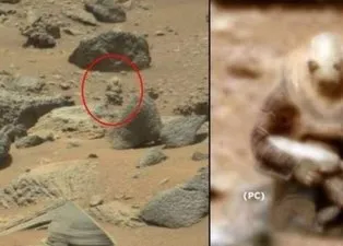 NASA bu kareleri ilk kez paylaştı! Marsa ait dehşete düşüren fotoğraflar...