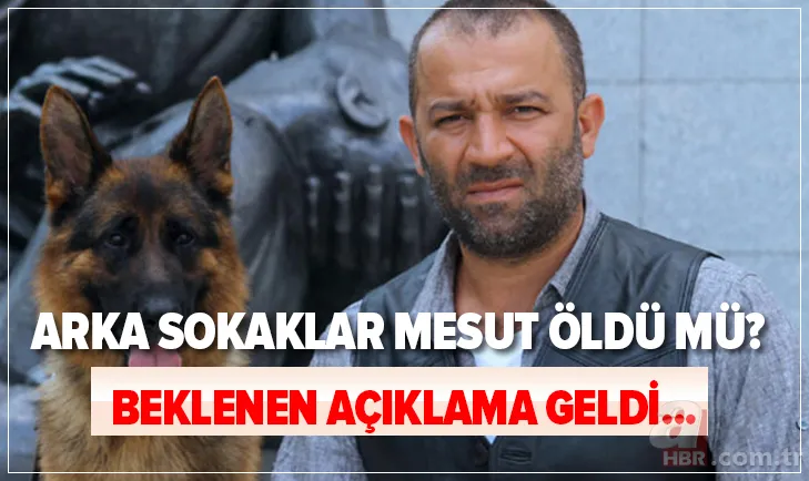 Beklenen açıklama geldi: Arka Sokaklar Mesut öldü mü? Şevket Çoruh diziden ayrılıyor mu? 1