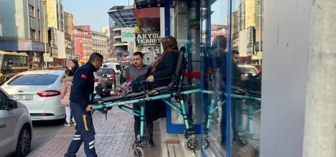 Zonguldak’ta araba çarpan yaşlı kadın markete gidip alışveriş yaptı