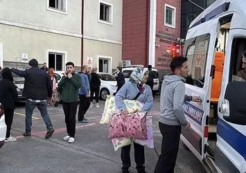 Rize'de onkoloji merkezinde yangın paniğİ!
