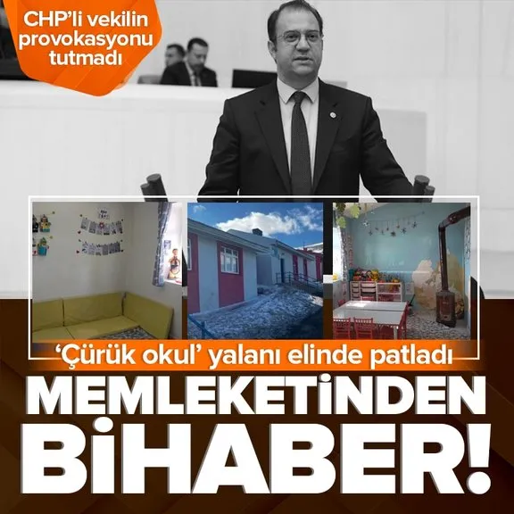 CHP Kars Milletvekili İnan Akgün Alp memleketinden bihaber!  Çürük okul’ yalanı elinde patladı