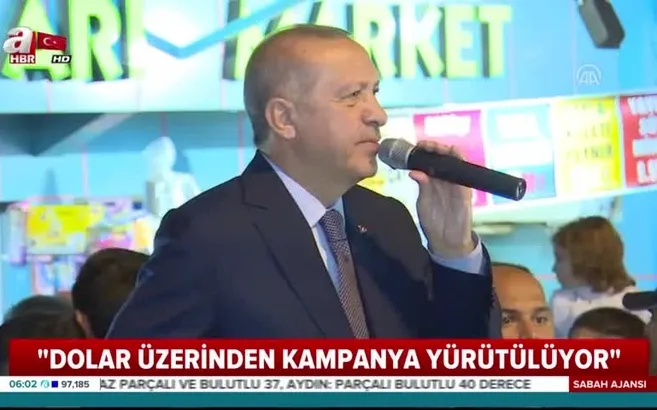 Başkan Erdoğan'dan dolar mesajı