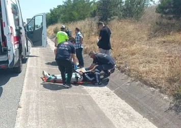 Edirne'de ilginç kaza! Çarptığı araba bakın kimin çıktı