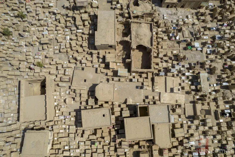 Dünyanın en büyük mezarlığı! Kurban Bayramı'nda böyle görüntülendi 15