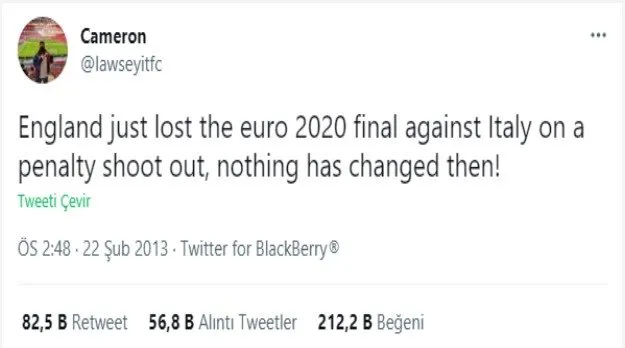 EURO 2020 finalinde olacakları ve kazananı 8 yıl önce bilmiş! Sosyal medyayı sallayan tweet