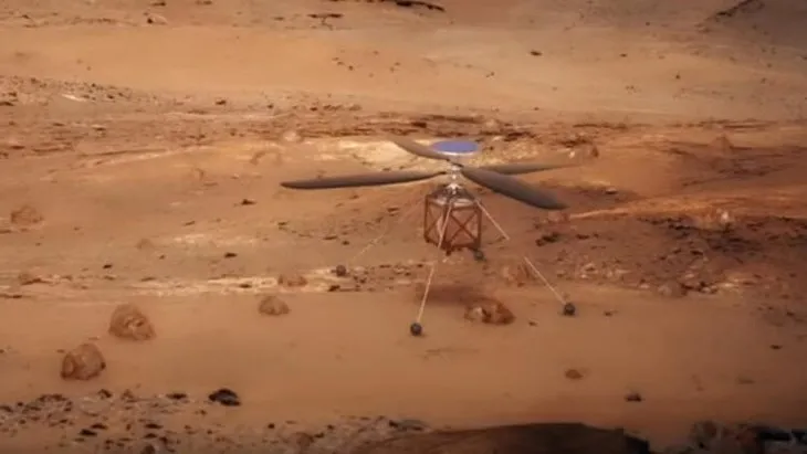 NASA Mars helikopteri yeni sınavı geçti! Kan donduran görüntüler...
