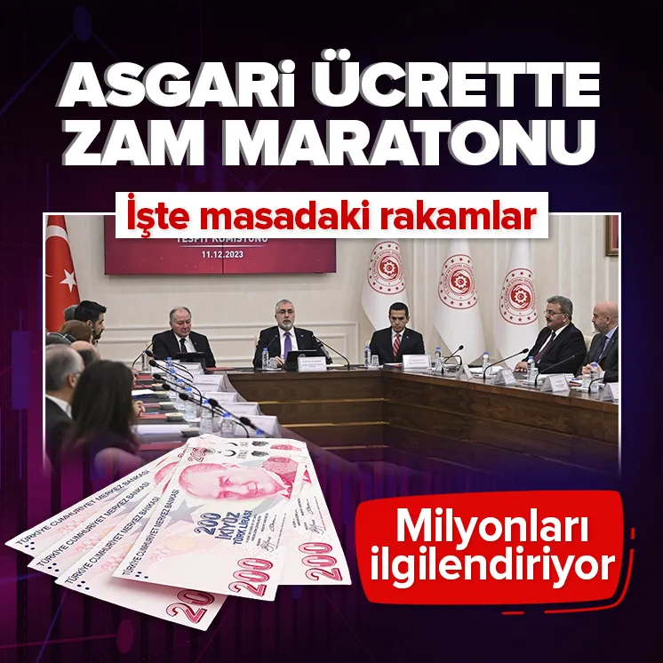 Asgari ücret maratonu başlıyor!