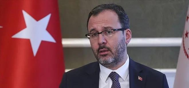 Son dakika: Gençlik ve Spor Bakanı Mehmet Muharrem Kasapoğlu’ndan önemli açıklama